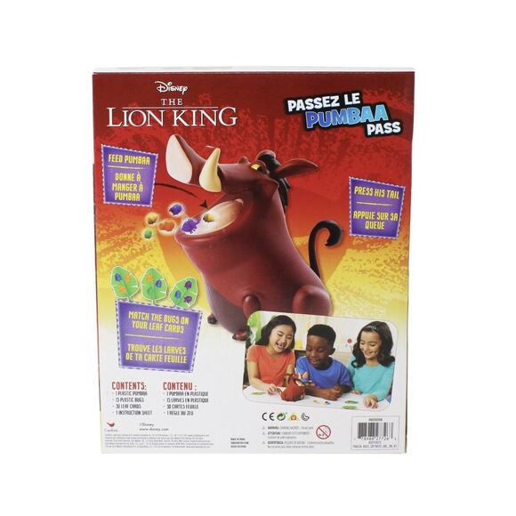 Disney Lion King Pumbaa Pass Game for Families, Teens, And Adults New Free Ship - Picture 4 of 8